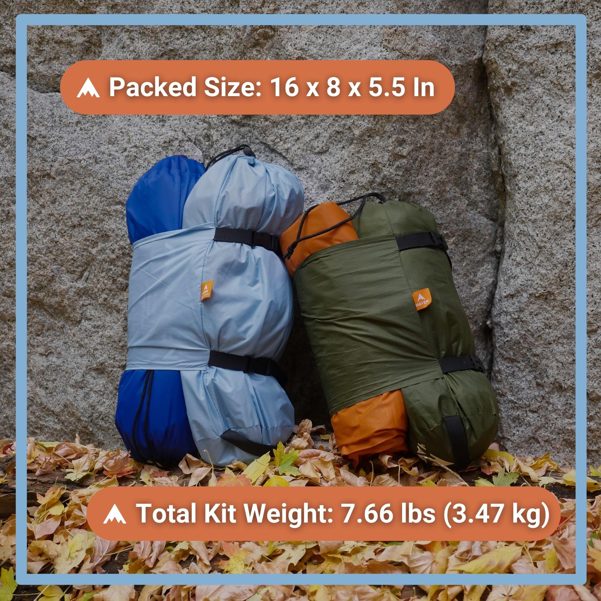 Haven Tent XL insulated pad highlights wider, comfortable fill for a 30-inch width