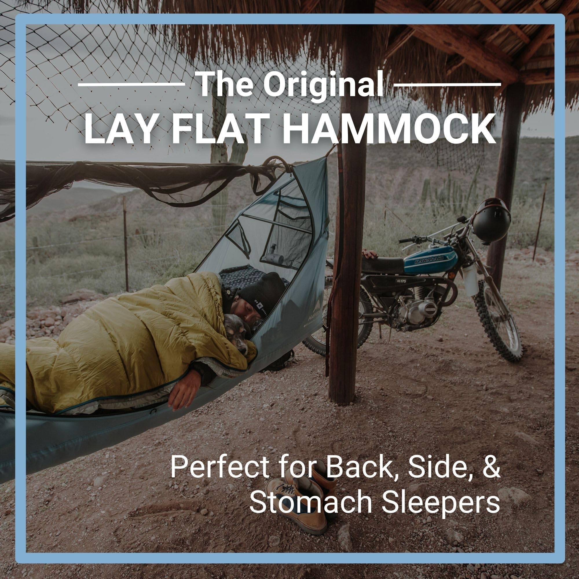 Haven Tent XL mosquito-net close-up shows breathable bug protection for night use
