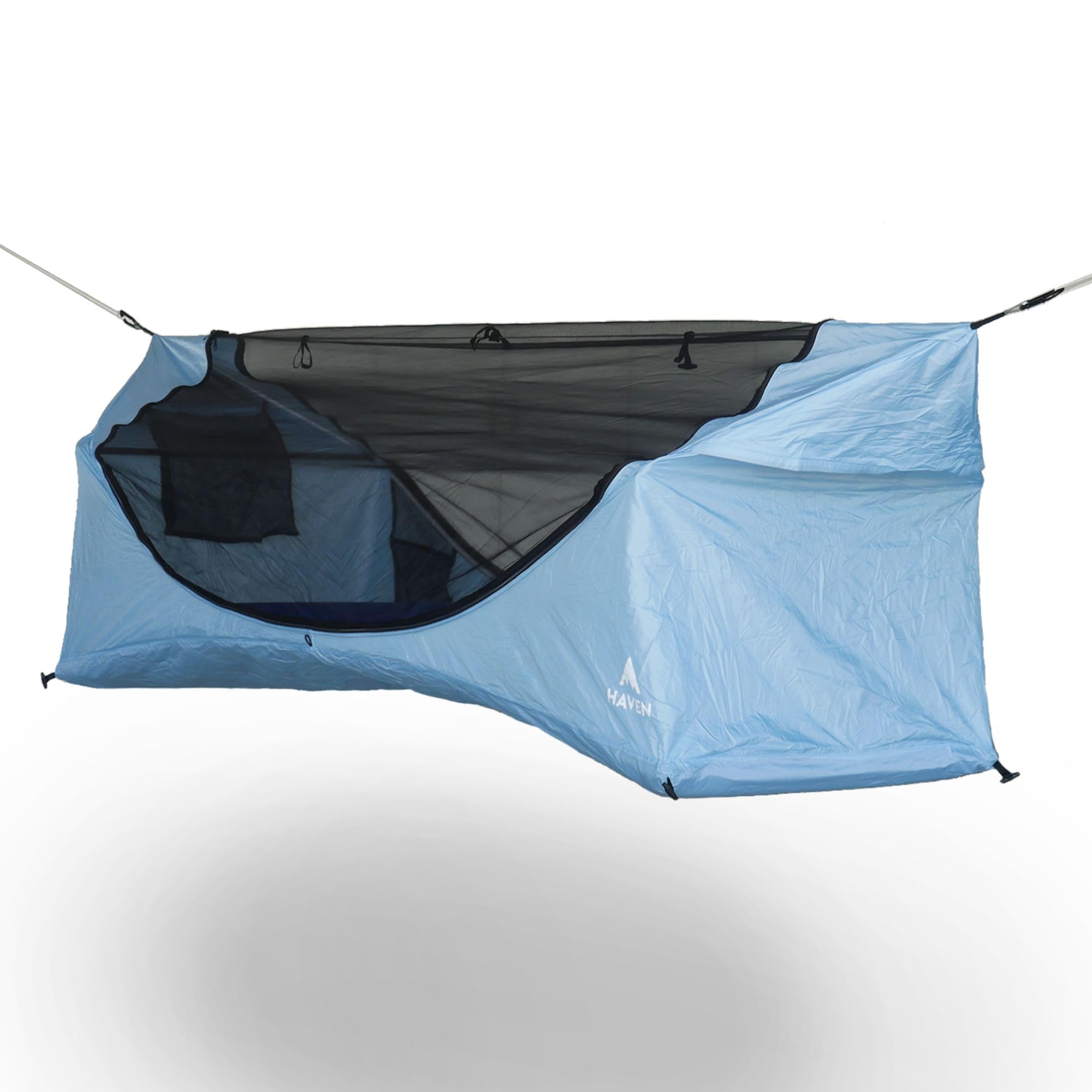 Haven Tent XL packed-size image reveals compact 16x8 inch carry