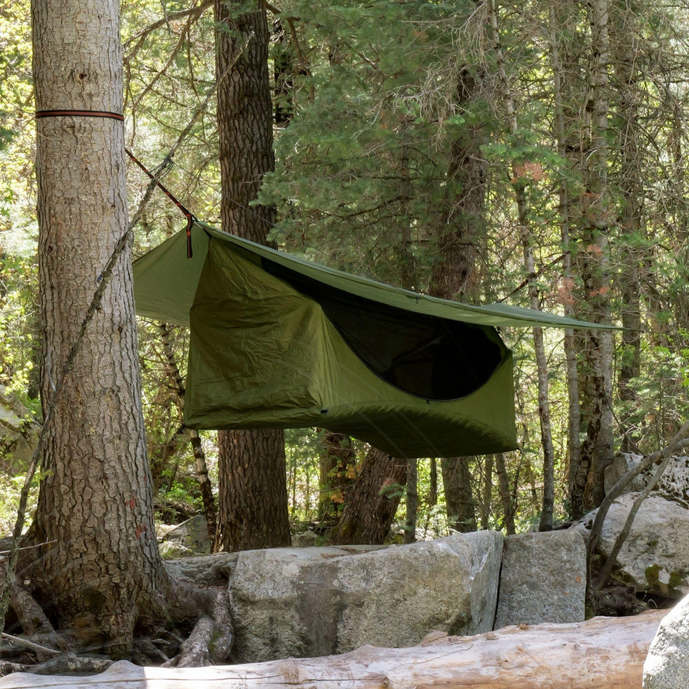 Haven Tent XL tree straps for quick, pole-free setup between trees
