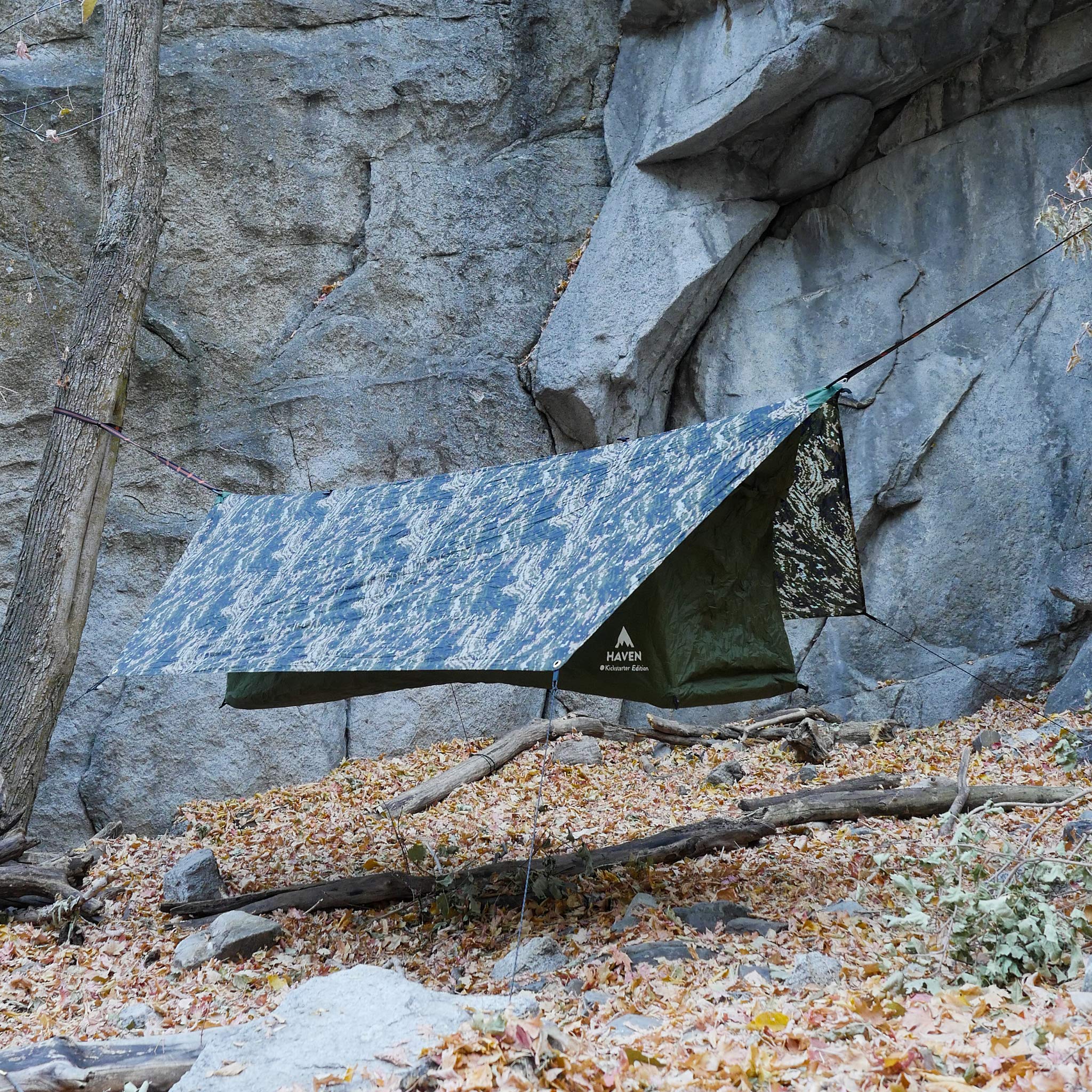 Haven Tents Haven Tent Lounge Strap Conversion for daytime camp lounging.