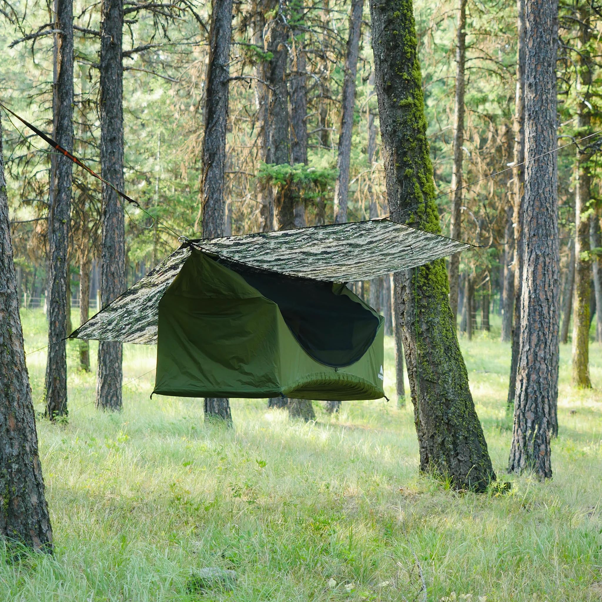 Haven Tents spreader bars and bug net enhance on-the-go comfort.