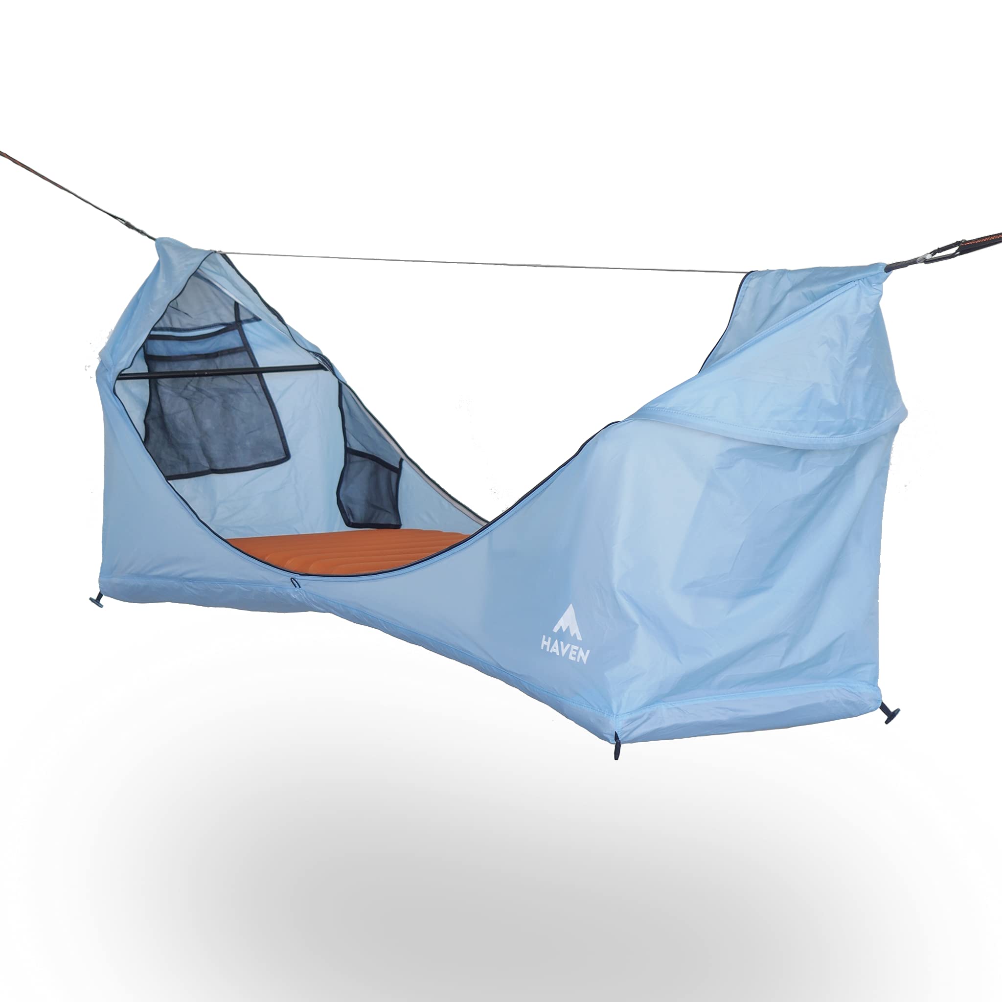 Haven Tents all-in-one-kit includes hammock, pad, rainfly, net, straps, stakes