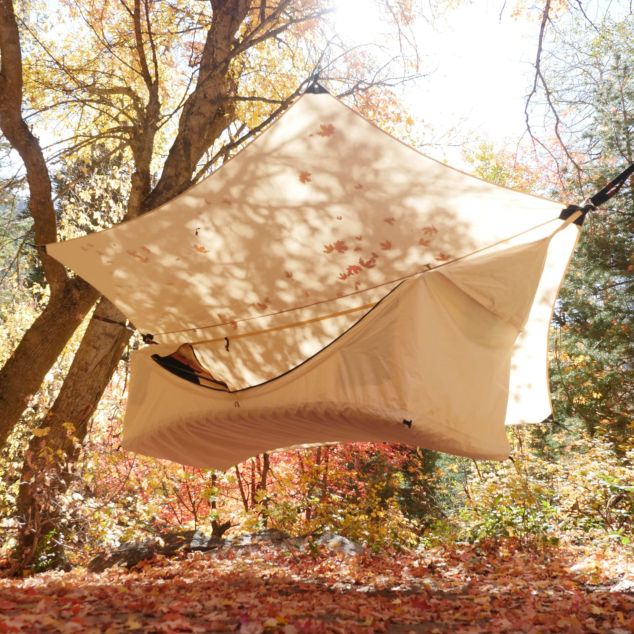 Haven Tents Safari 80x30 sleeping area offers roomy comfort inside the tent.