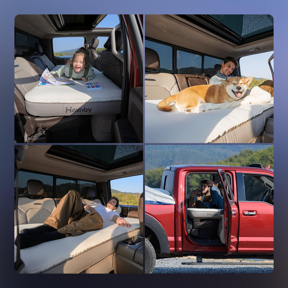 Havnby anti-tilt bottom stabilizing RAM back seat mattress