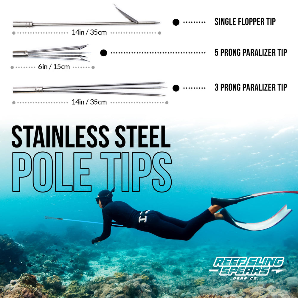 5-tip paralyzer configuration for versatile fishing