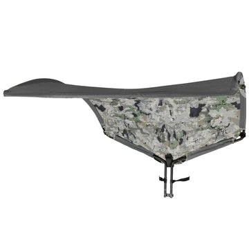 Hawk CHAOS camouflage underside enhances concealment under canopy