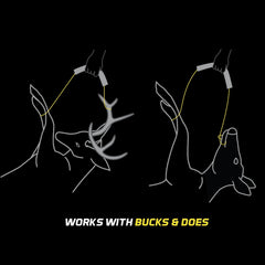 Hawk Cinch Deer Drag lightweight-build keeps weight manageable during retrieval.
