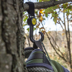 Hawk Claw universal fit allows attachment at any angle for versatile setup.
