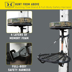 Hawk Combat tree digger teeth minimize movement for quieter setups.