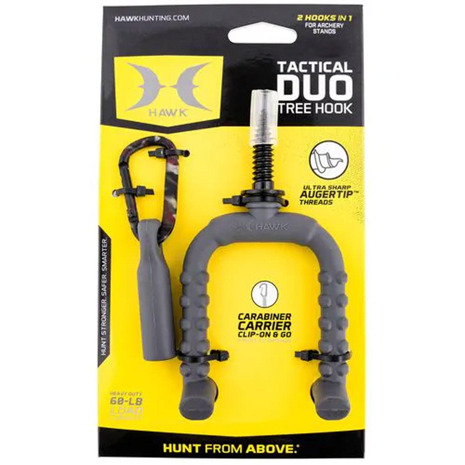 Hawk Duo Tree Hook durable construction for rugged, repeated use.