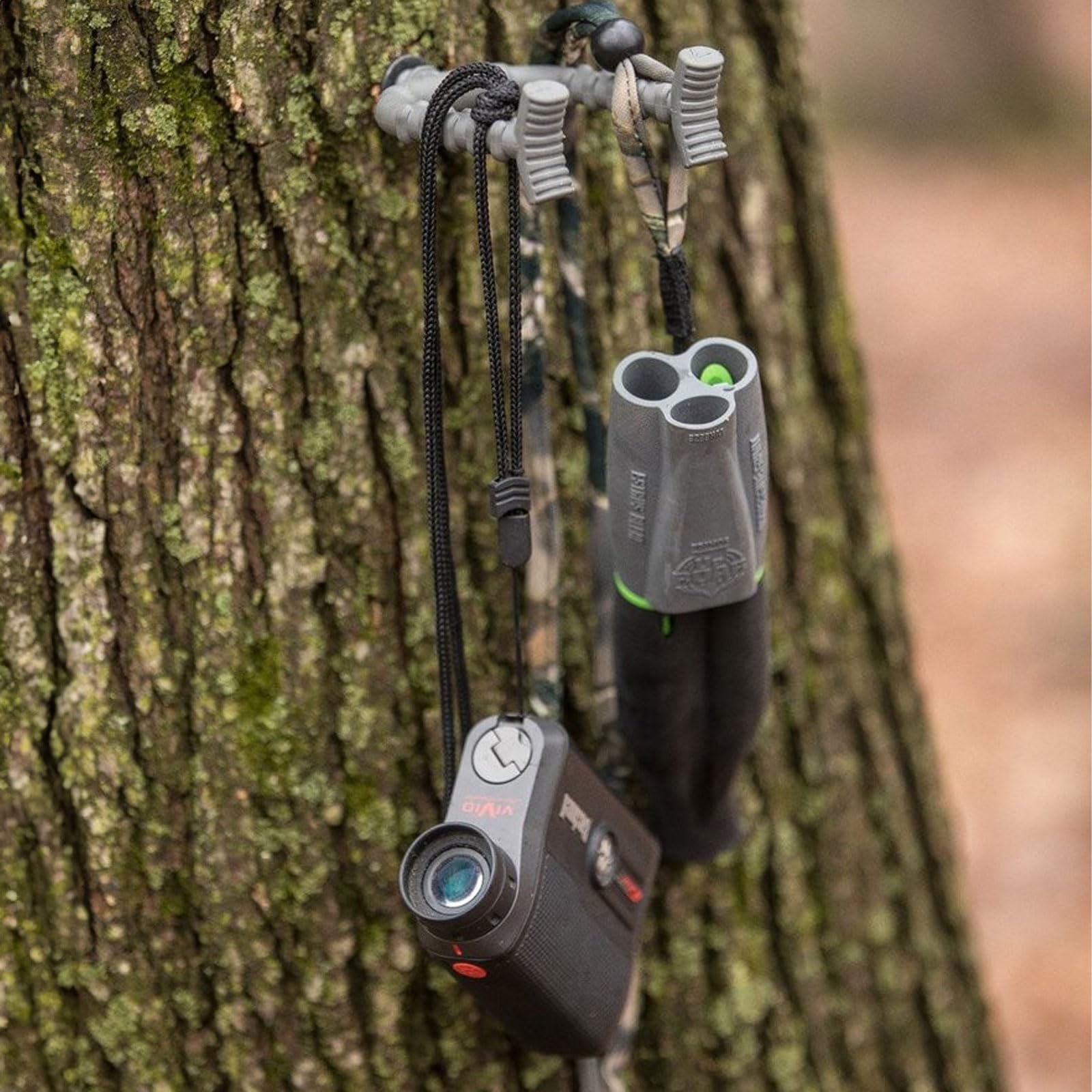 Hawk Tactical Duo Tree Hook enables stand-to-stand gear transfer.