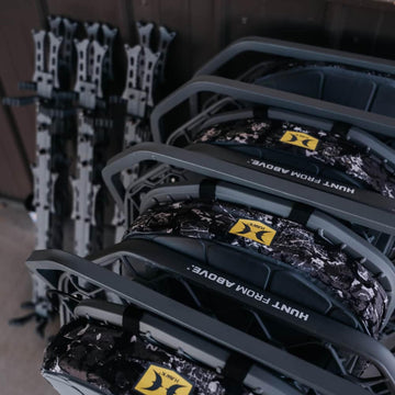 Hawk Hang-On uses lightweight aluminum for easy carrying in the field.