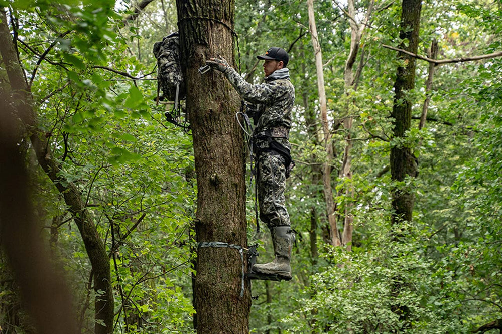 Hawk Helium Hammock Apex full platform setup for easy mobile hunting