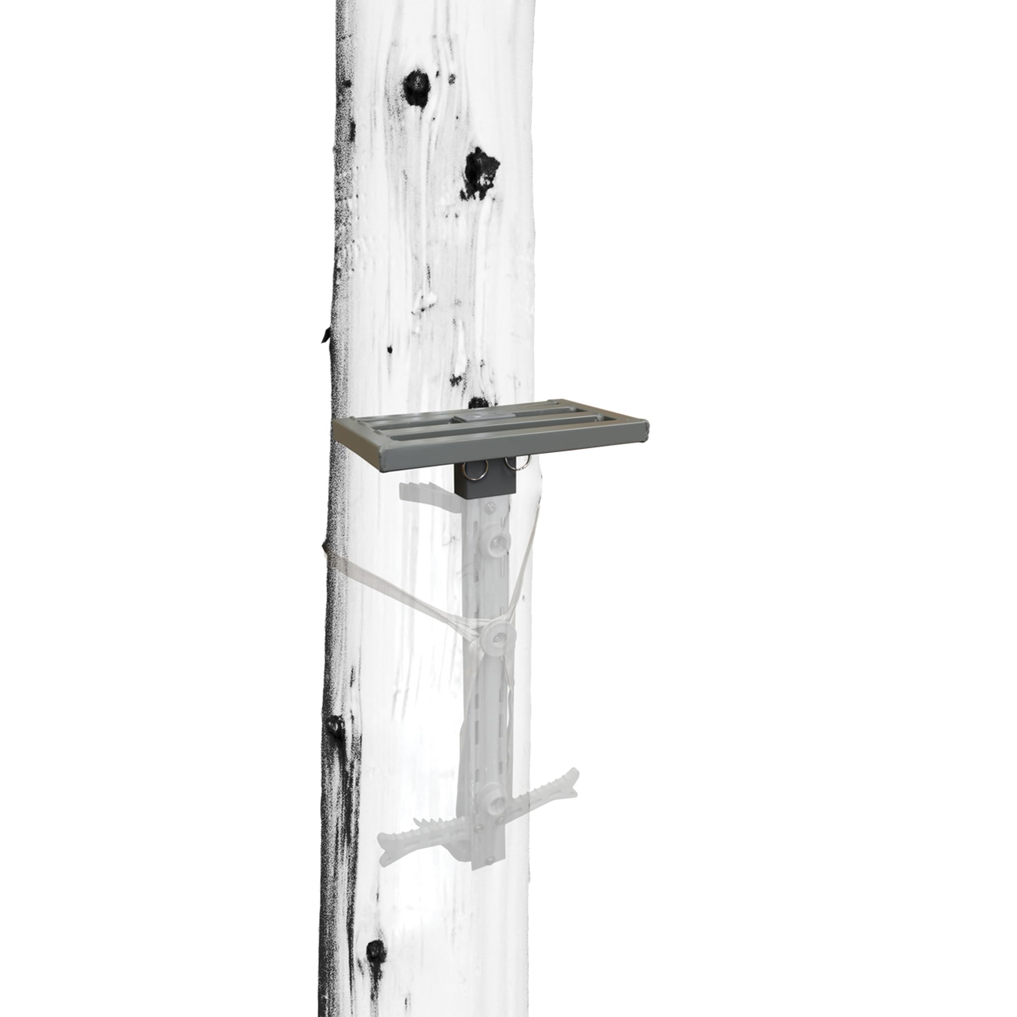 Hawk Helium Hammock Platform front view shows a compact, lightweight design for mobile hunts.