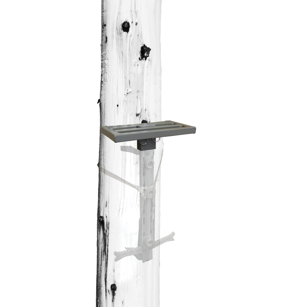 Hawk Helium Hammock Platform front view shows a compact, lightweight design for mobile hunts.
