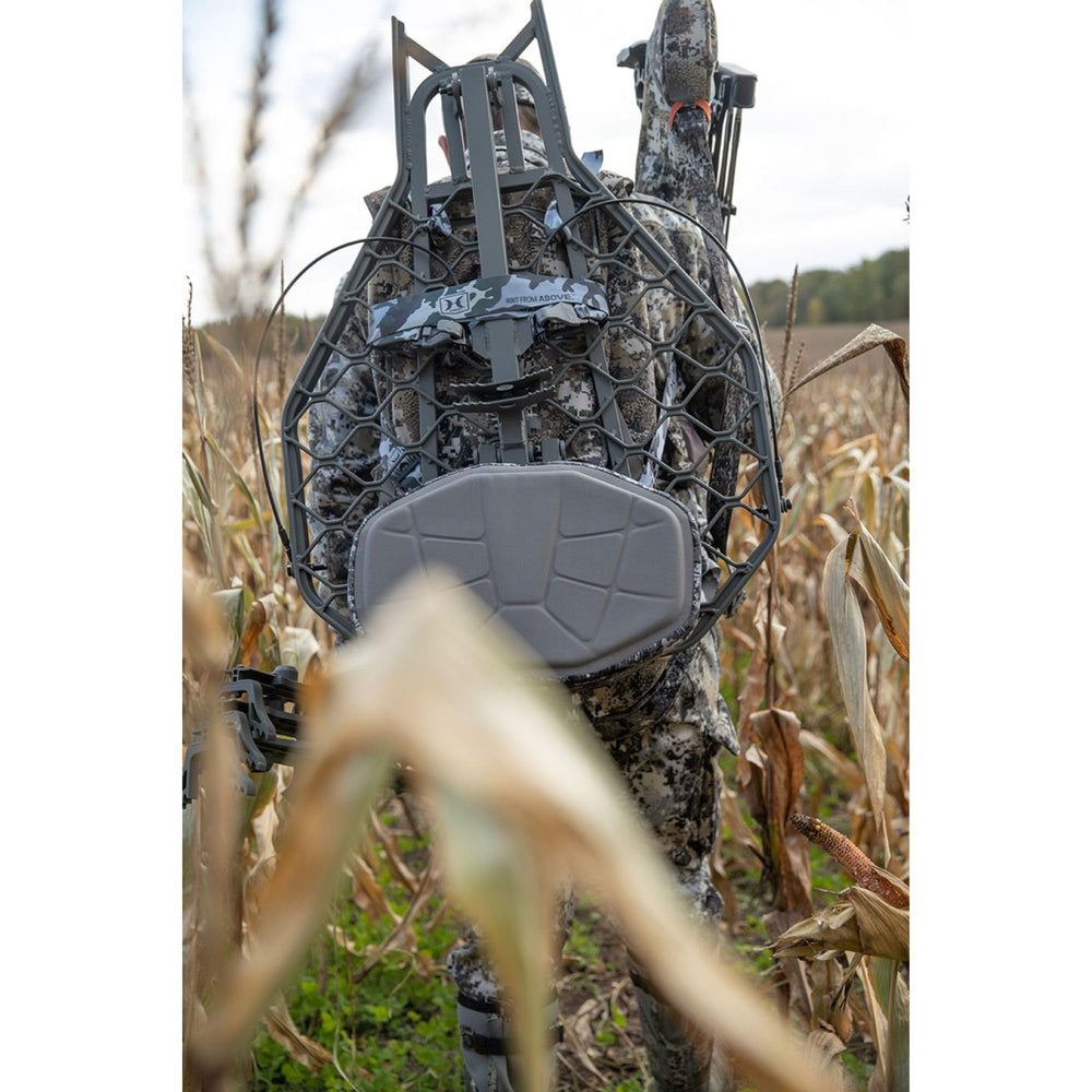 Hawk Helium XL full-body safety harness included for elevated safety.