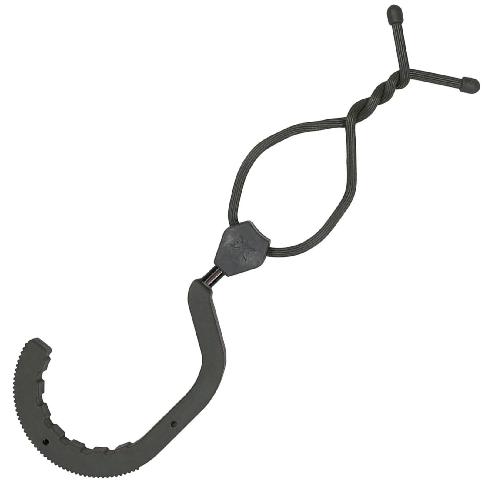 Hawk Hookster Silent Grip hook secures gear quickly during hunts.