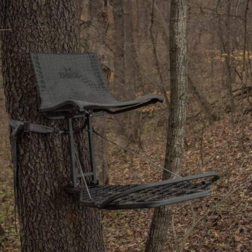 Hawk KickBack LVL heavy-duty cables support a sturdy platform