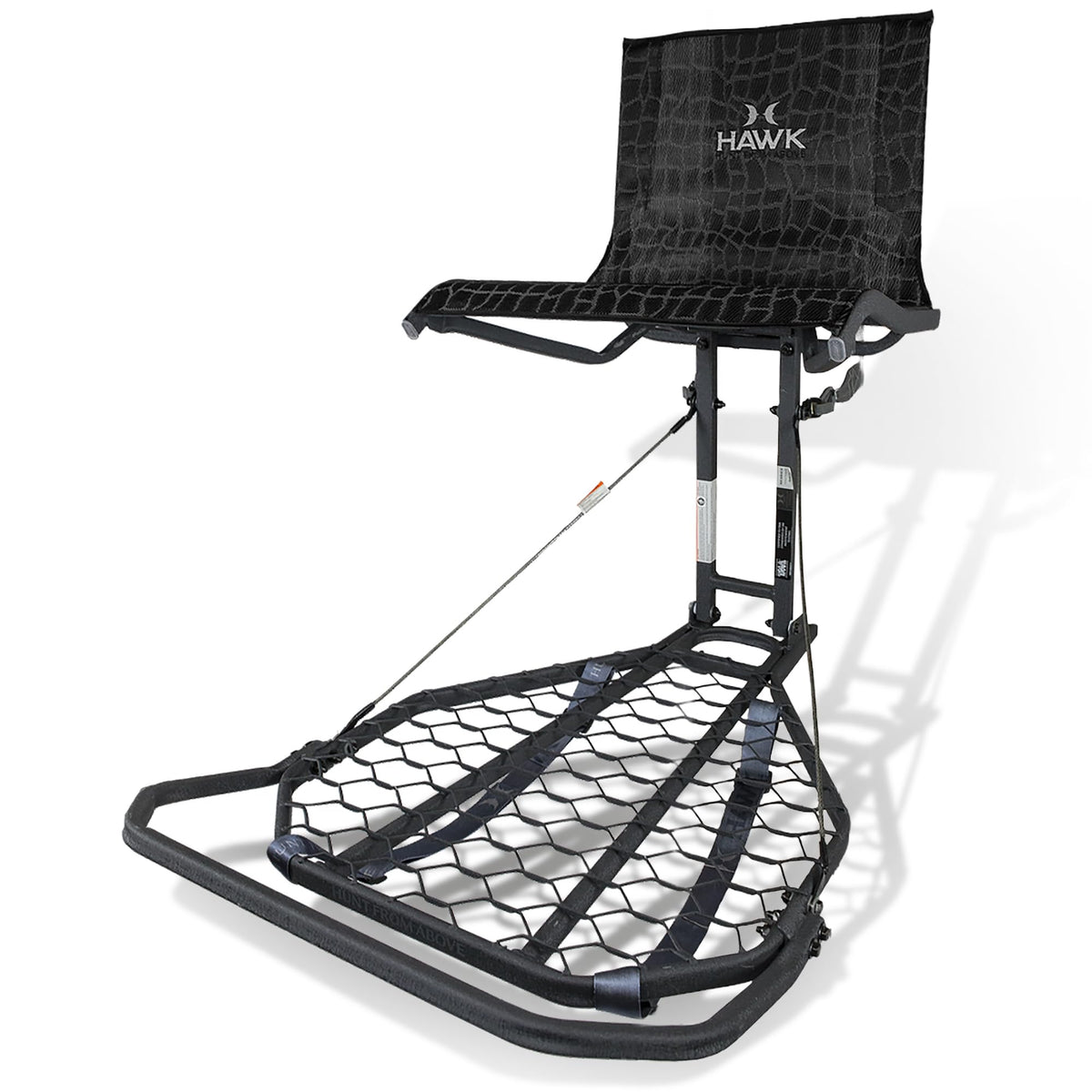 Hawk KickBack LVL platform 24x30 provides rock-solid stability for comfortable sits