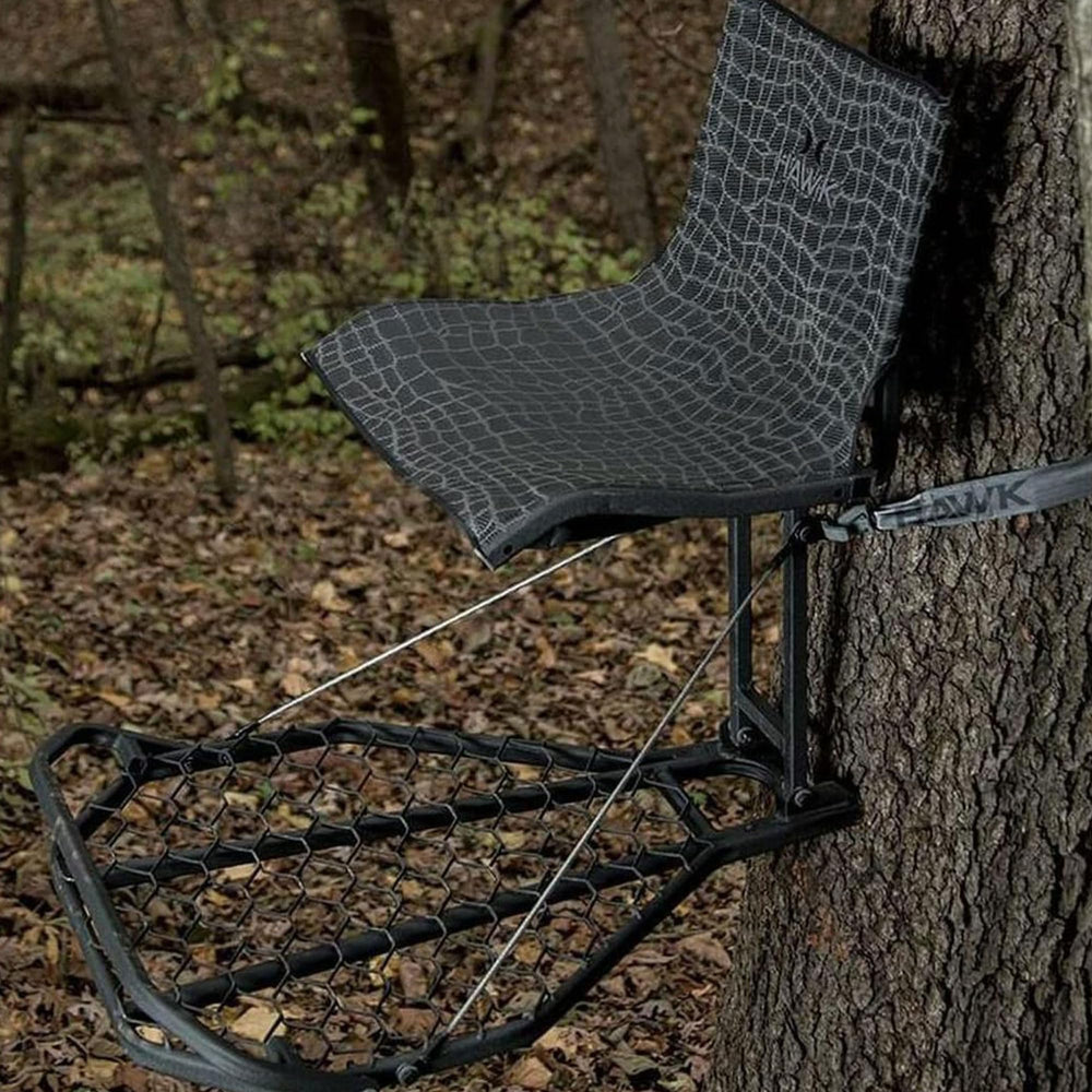 Hawk KickBack LVL textured aluminum frame stands up to rugged use