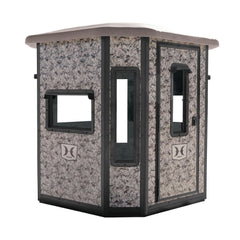 Hawk Office Box Blind exterior shows durable steel construction for lasting reliability.