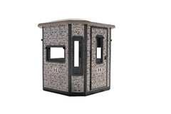 Hawk Office Box Blind insulated panels highlight thermal control and scent management.
