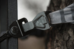 HAWK PERFORMANCE Tree Digger teeth with ratchet strap provide solid perch.