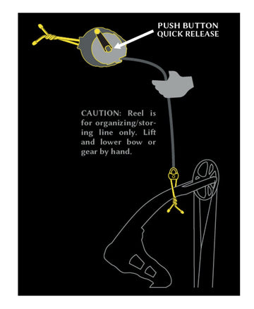 Hawk treestand gear including the Speed Retract Hoist Reel