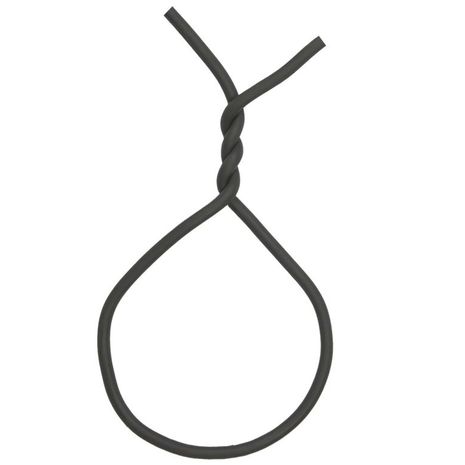 Hawk rubber wire EZ twist-secure gear demonstration without knots