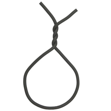 Hawk rubber wire EZ twist-secure gear demonstration without knots