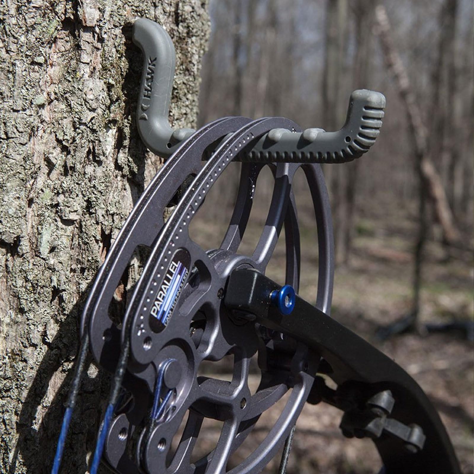 Clip-on design with thread-protecting cap for organized carry