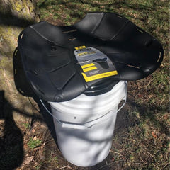 Hawk Treestands 360-Degree Buck Seat contoured design supports the spine.