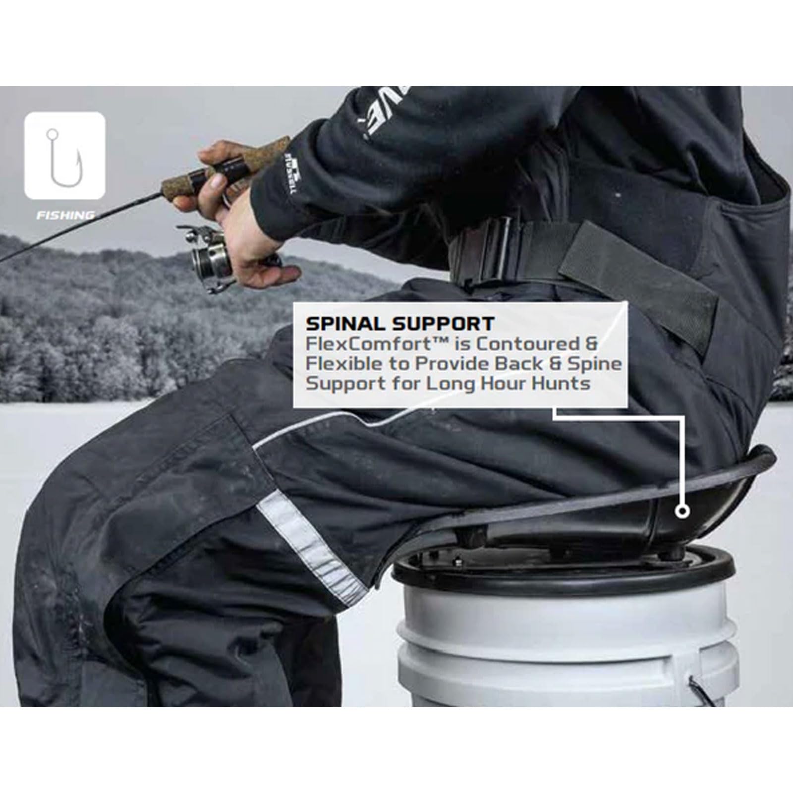 Hawk Treestands 360-Degree Buck Seat package-ready with 1 piece.