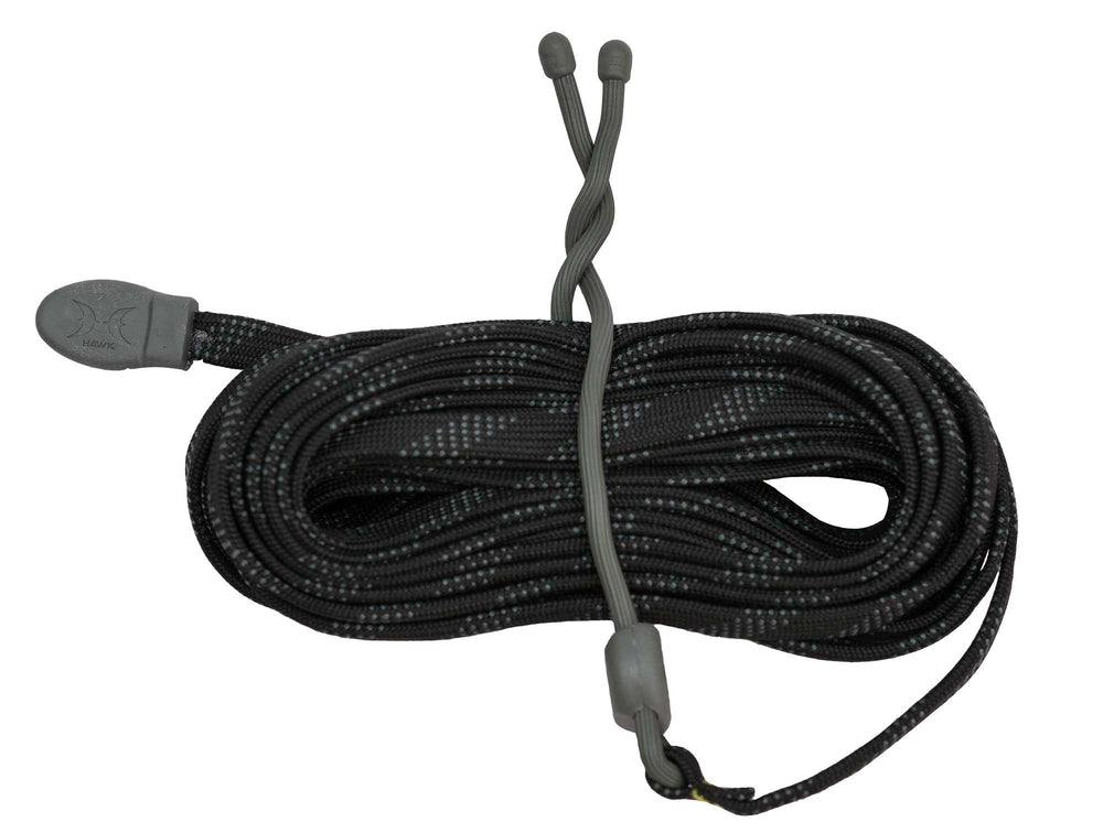 Hawk twist-tie treestand utility rope 25ft nylon black