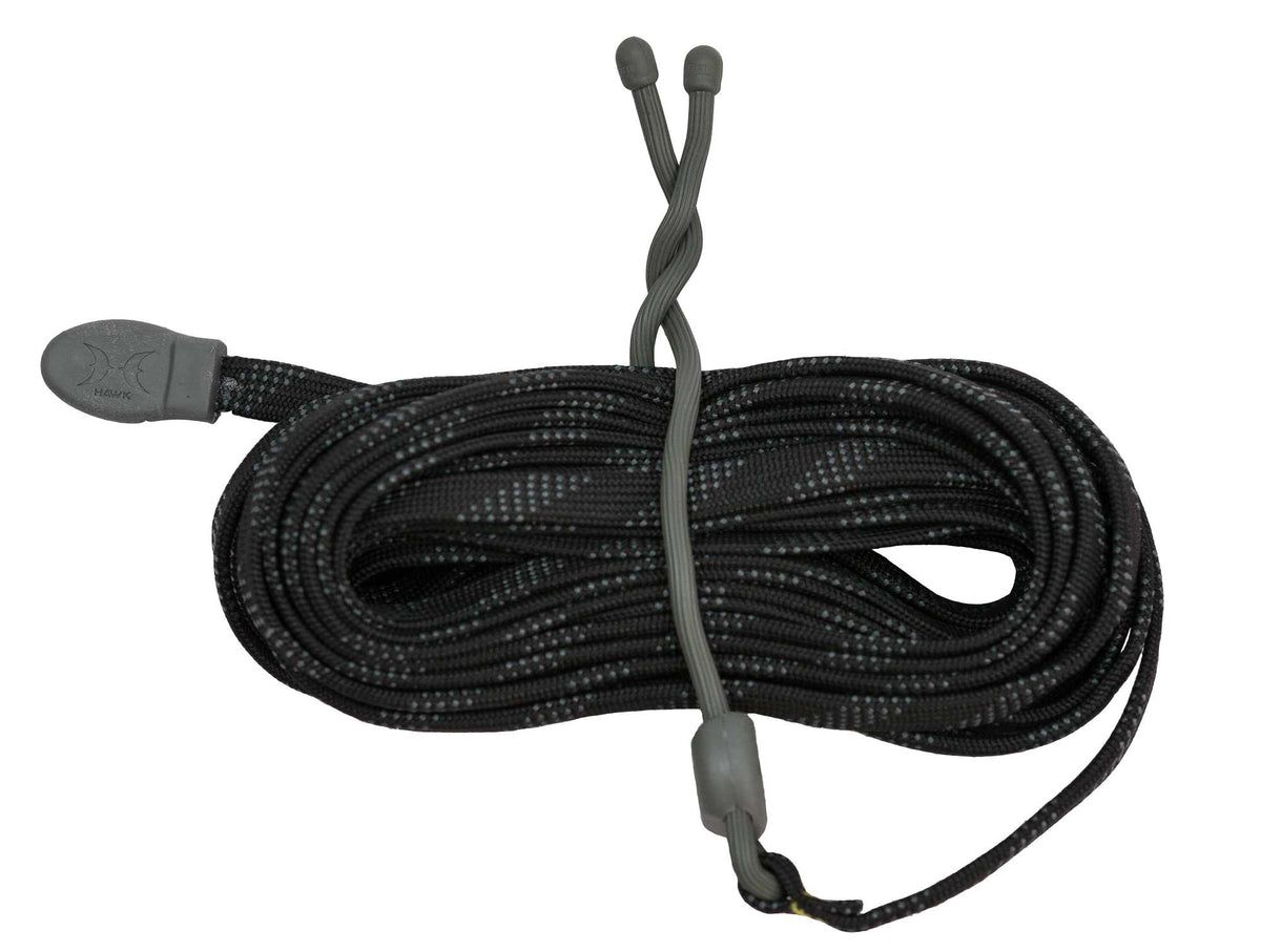 Hawk twist-tie treestand utility rope 25ft nylon black