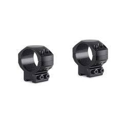 Hawke 30mm two-piece rings highlighting center height for precise aiming