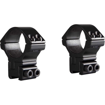 Hawke two-piece 30mm scope rings for precise alignment and secure mounting.