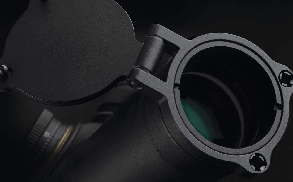 Hawke XB30 16-layer optics emphasize bright, clear images in dim light.