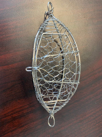 Hayabusa A-008E chum cage heavy-gauge mesh resists wear.