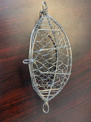 Hayabusa A-008E chum cage heavy-gauge mesh resists wear.