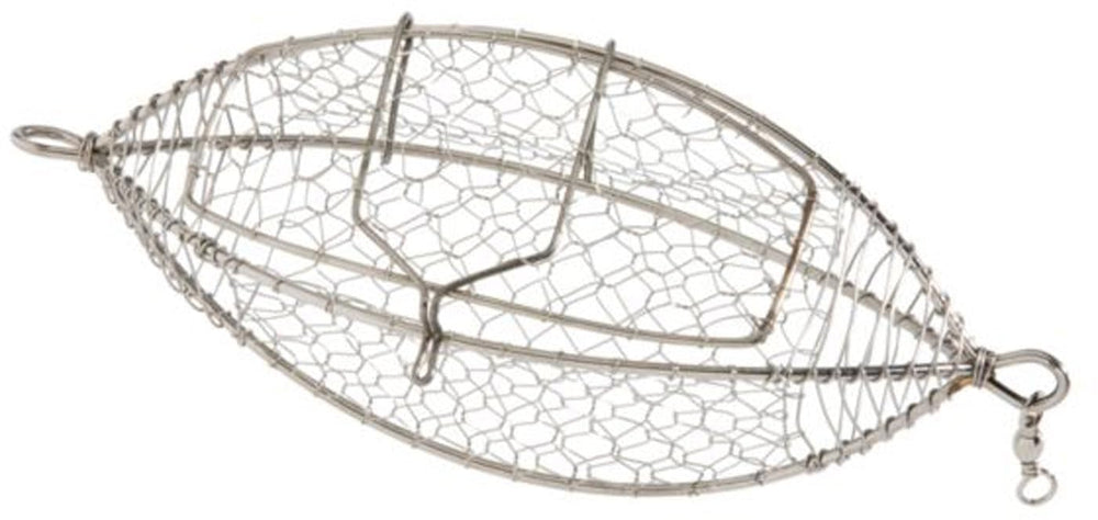 Hayabusa A-008E chum cage inline-dispenser for convenient bait access.