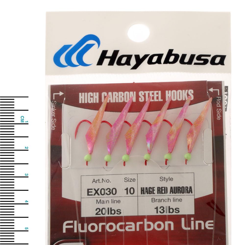 Hayabusa EX030-10 Sabiki rig deep-water use in action for mackerel and herring