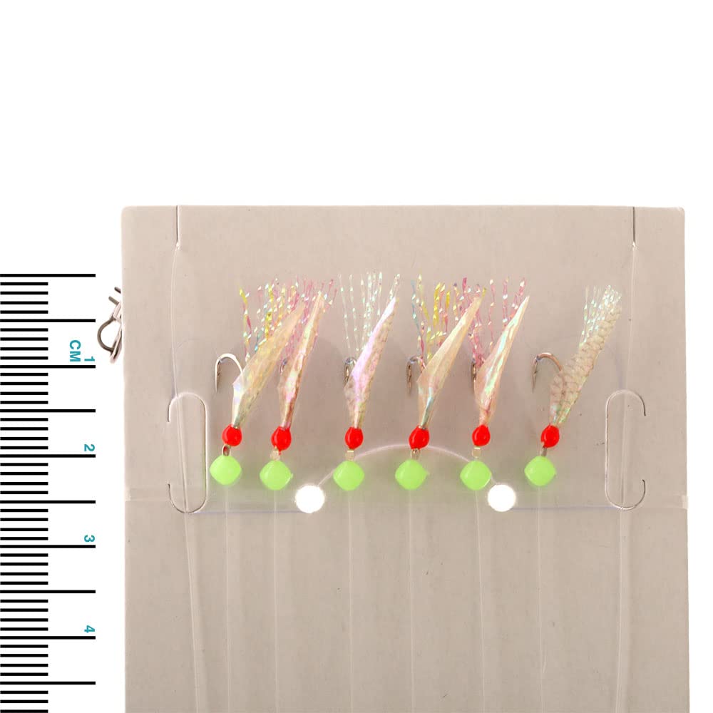 Hayabusa S-500E-6 mix yarn mackerel packaging highlights contents and quality.