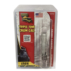 Haydel's TC-87 triple tone crow call front view for field use