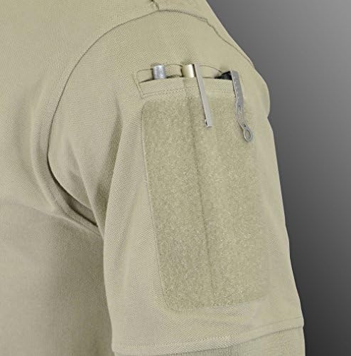 HAZARD 4 polo shirt arm patches view showing modular loop panels