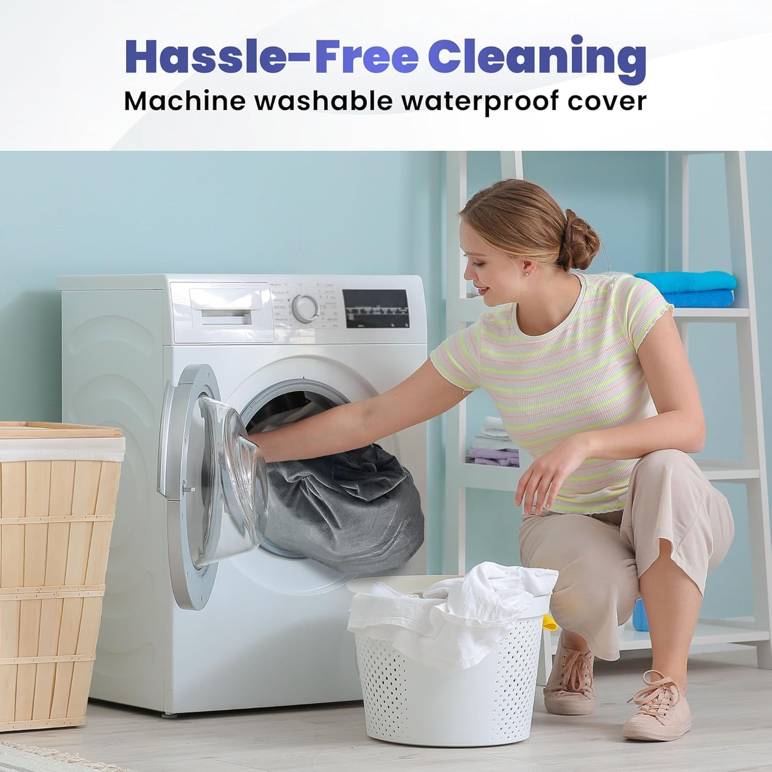 Hazli Matrix Comfort-Cell removable waterproof cover for quick cleaning