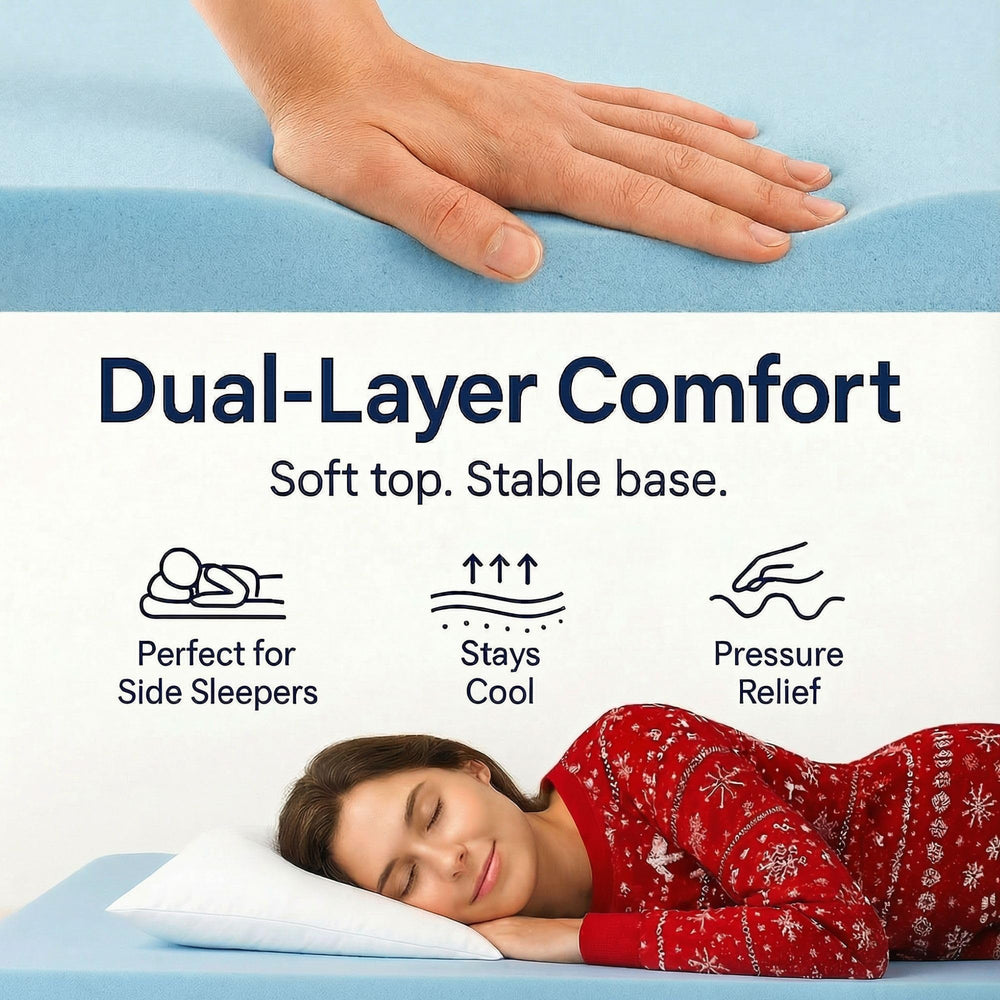 Hazli Matrix Comfort-Cell memory foam close-up showing contoured support for comfort.