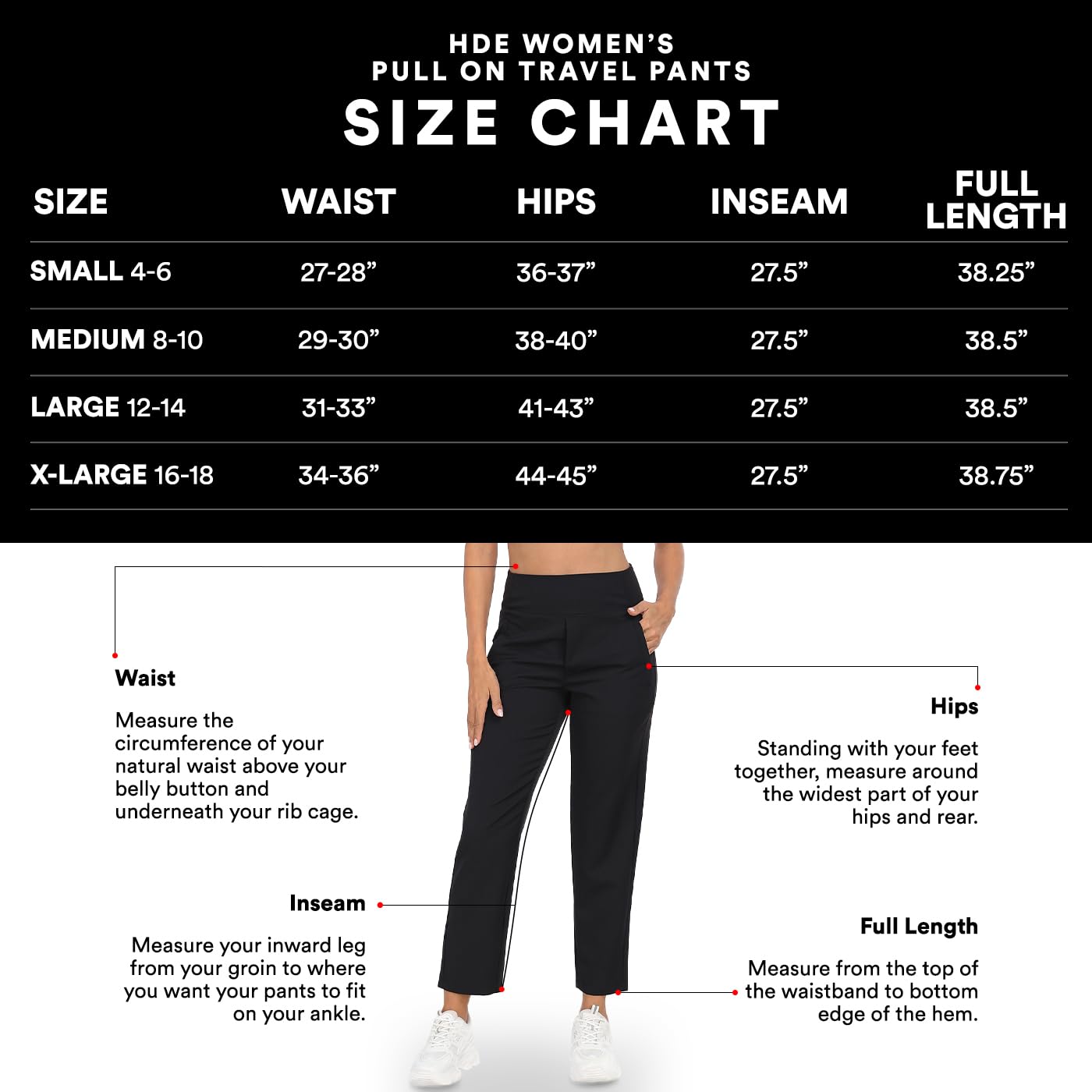 HDE travel pants navy breathable fabric keeps you cool during activities.