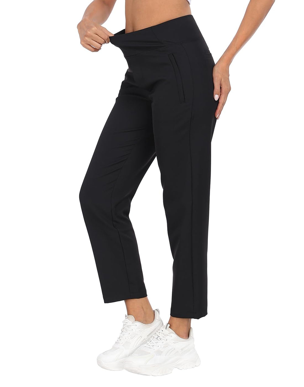 HDE women's travel pants versatile for office, commute, outdoors